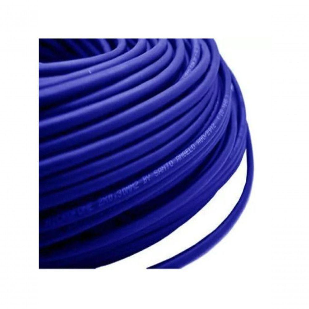 Cabo Para Microfone Santo Angelo Sc-30 Balanceado Azul 100 M - 2