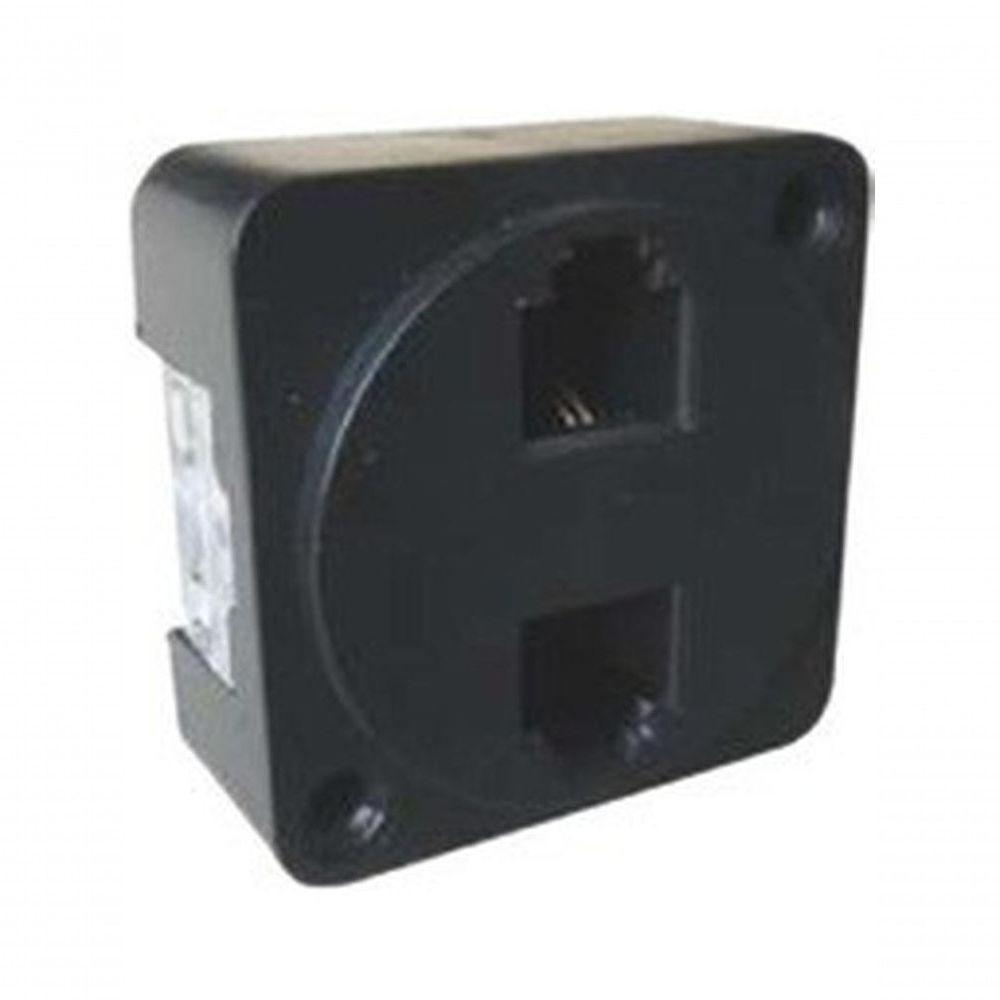 Plug Telefone Tomada Modular Idc 2 Linhas Preto - 1