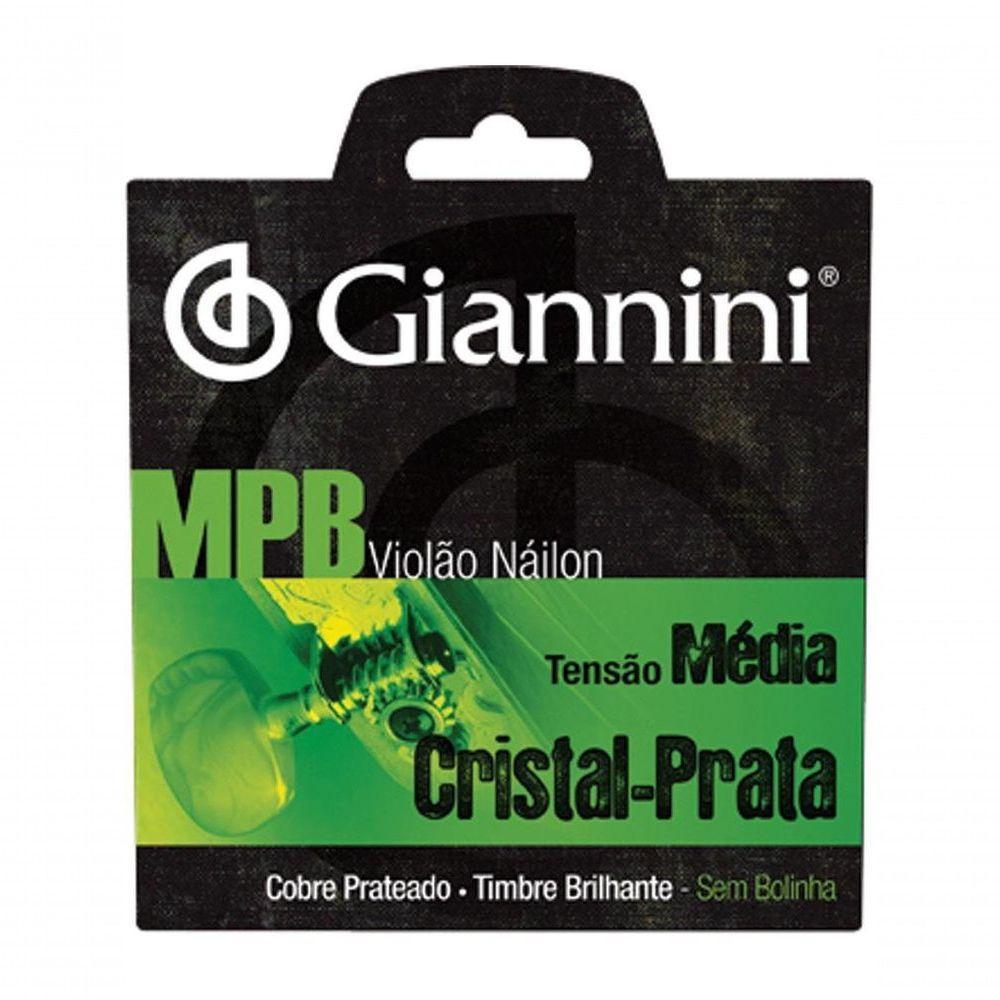 Corda Violao Giannini Genws Cristal- Prata Sem Bolinha - 1