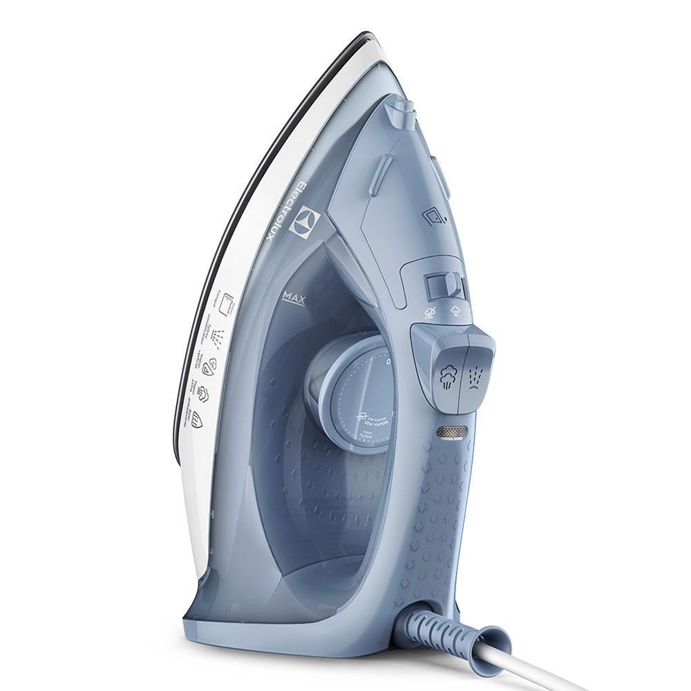 Ferro De Passar A Vapor Electrolux Esi10 C/ Spray Azul 127V - 7