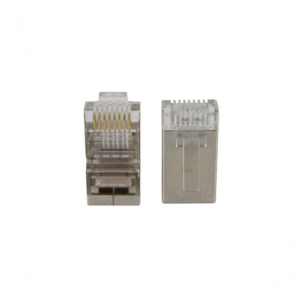 Conector Rj-45 Macho Evus C-103 Cat6 Blindado 100un. - 1