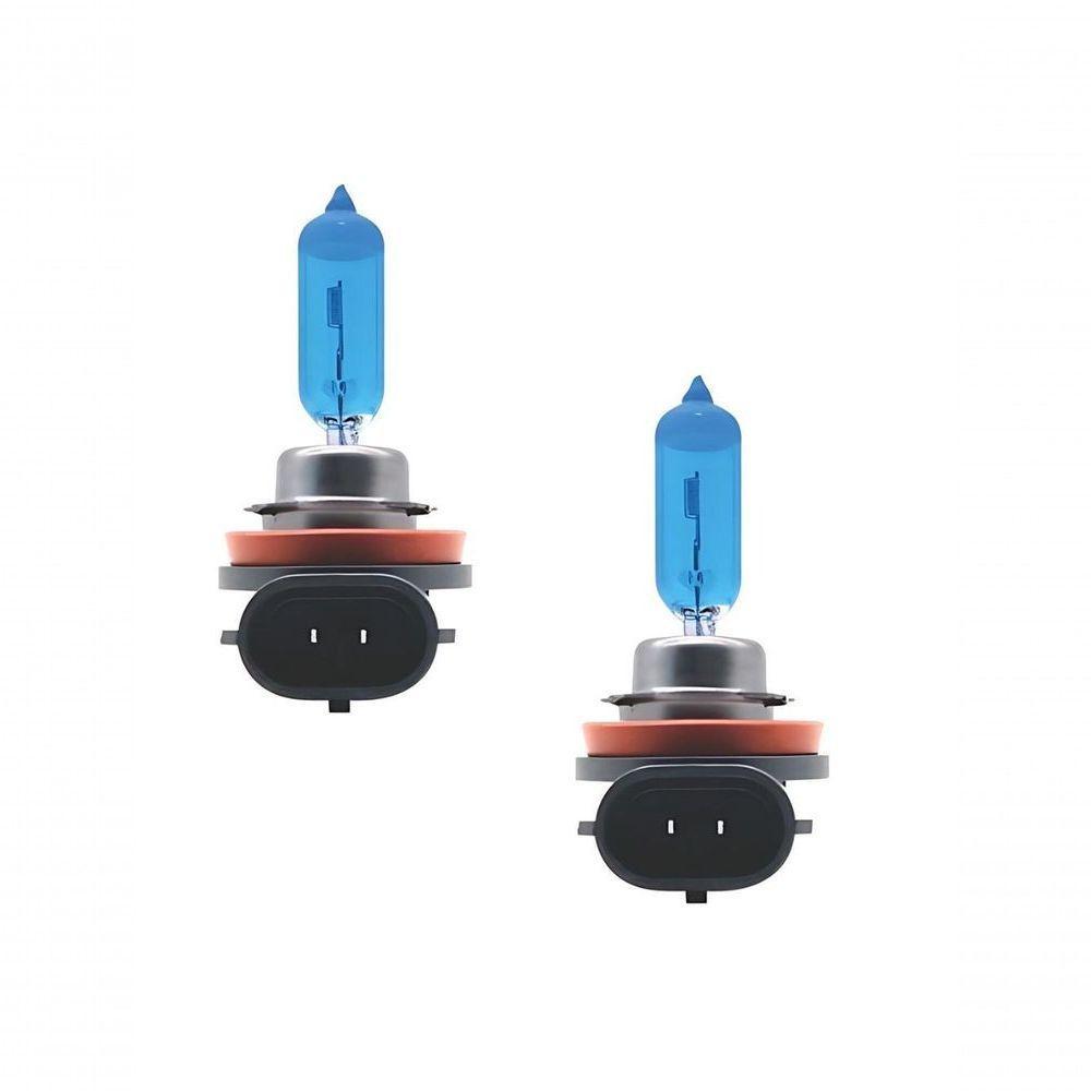 Par De Lampadas Halogena Super Brancas Code-tech One H11 12v - 1