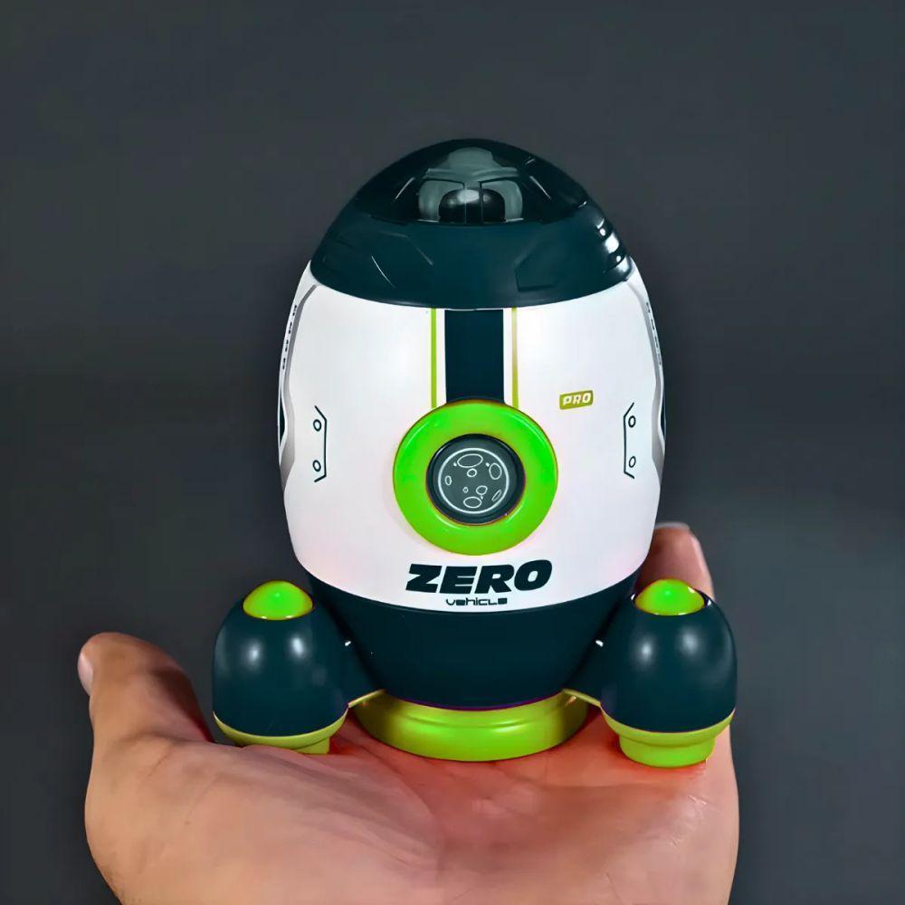 Foguete Espacial Verde Brinquedo Infantil Com Astronauta - 6