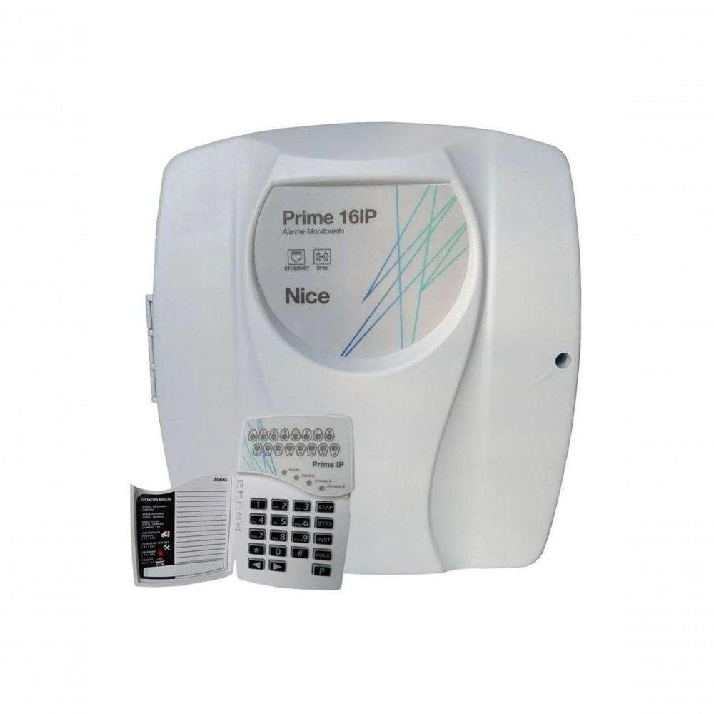 Central Alarme Monitorado Prime Genno 16 Ip - 1