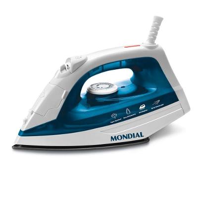 Ferro a Vapor Mondial F-32 Base Antiaderente Branco e Verde com Reservatório 125ML 220V