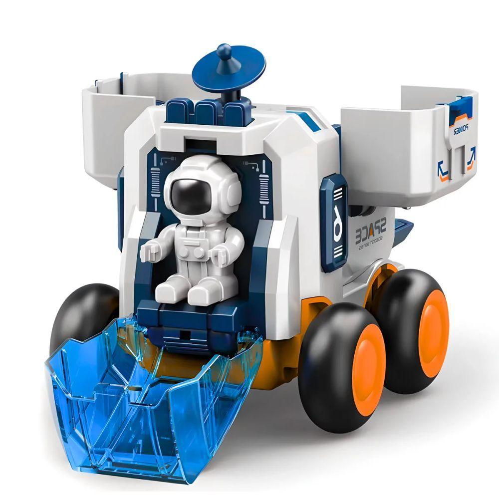 Carro Espacial Laranja Brinquedo Infantil Com Astronauta - 2