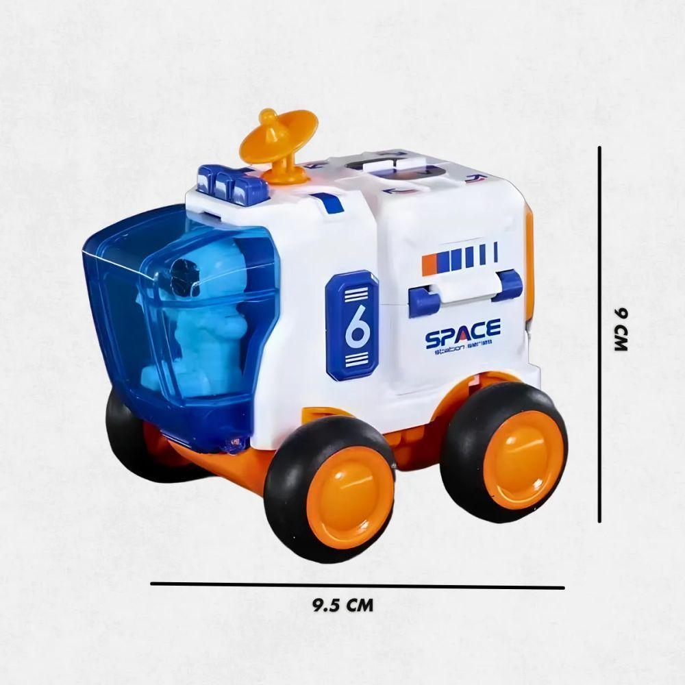 Carro Espacial Laranja Brinquedo Infantil Com Astronauta - 8