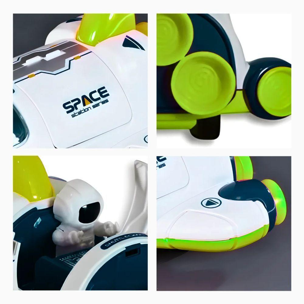 Nave Espacial Verde Brinquedo Infantil Com Astronauta - 7