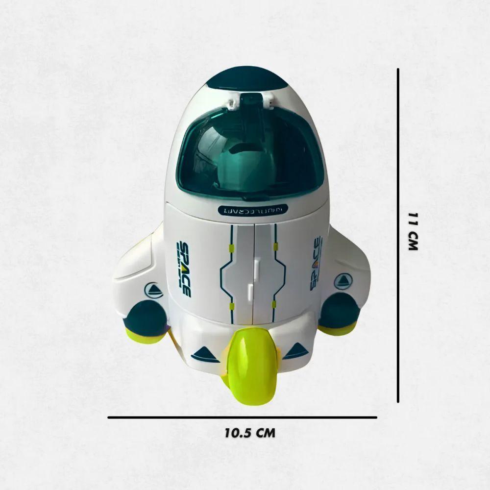 Nave Espacial Verde Brinquedo Infantil Com Astronauta - 8