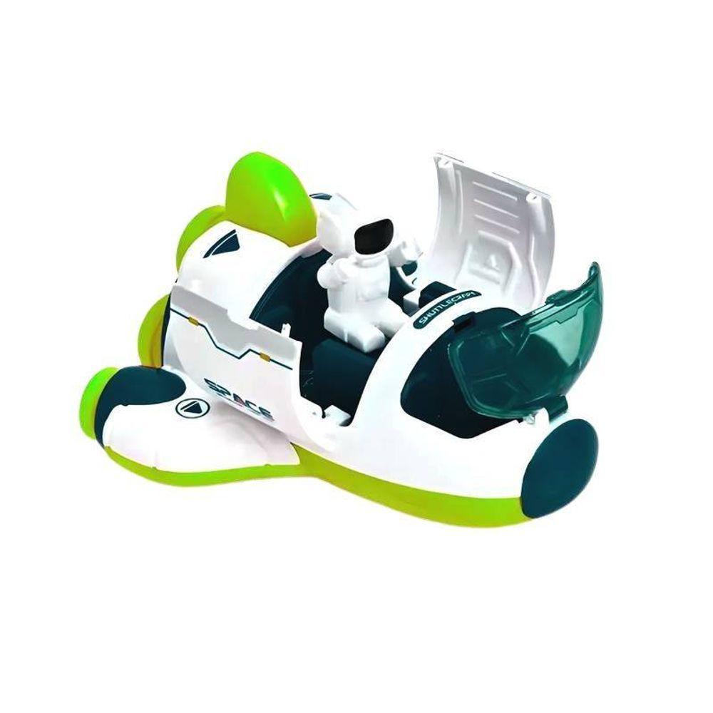 Nave Espacial Verde Brinquedo Infantil Com Astronauta - 10