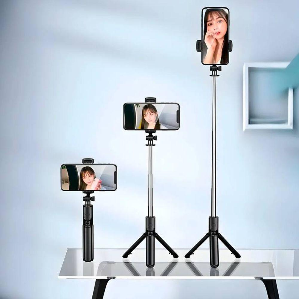 Bastão De Selfie Com Tripé Para Celular Com Controle Remoto - 7