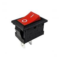 Chave Retangular On-off Vermelha 2 Terminais Kdc-101 - 1