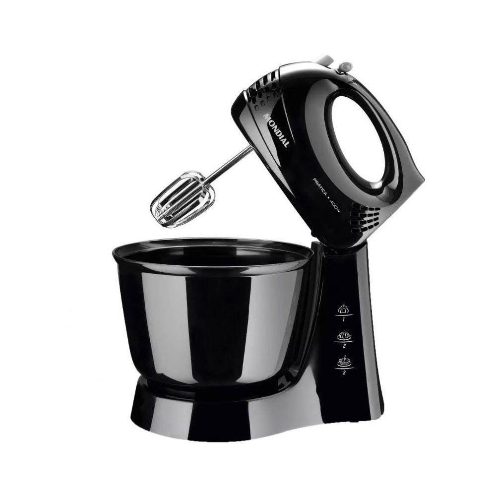 Batedeira Mondial 3 Velocidades 400w B-44 Preto 127v - 3