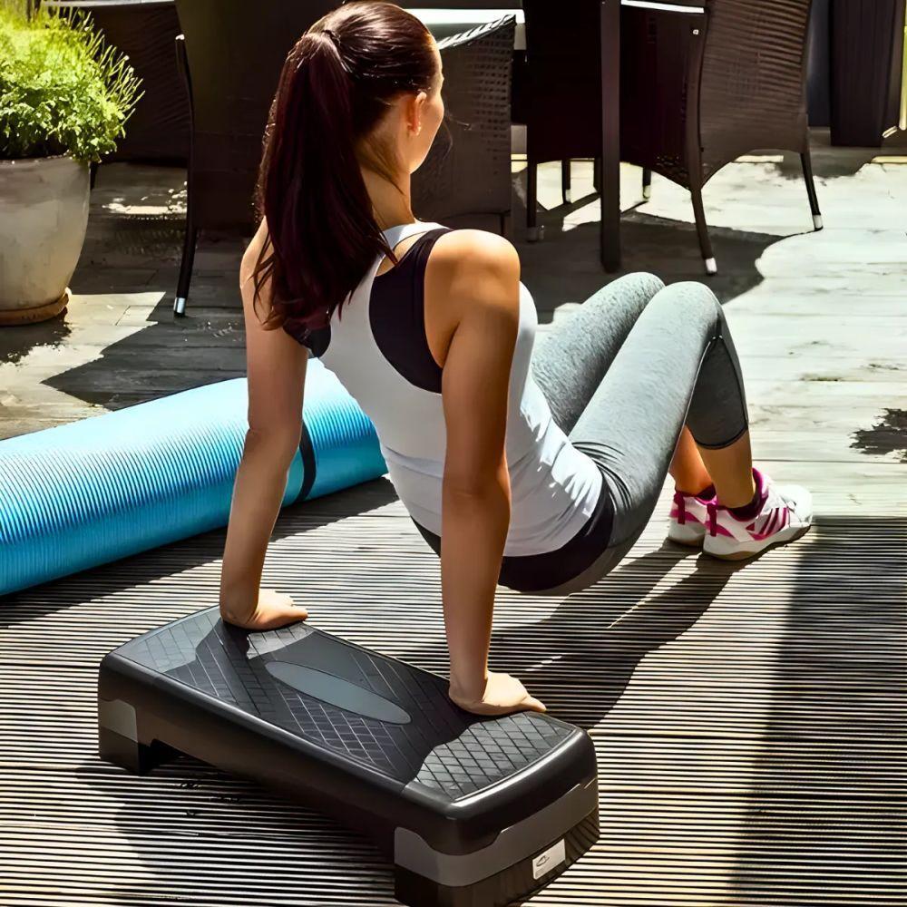 Step Para Ginástica Academia Exercícios Ajustável 2 Níveis - 6