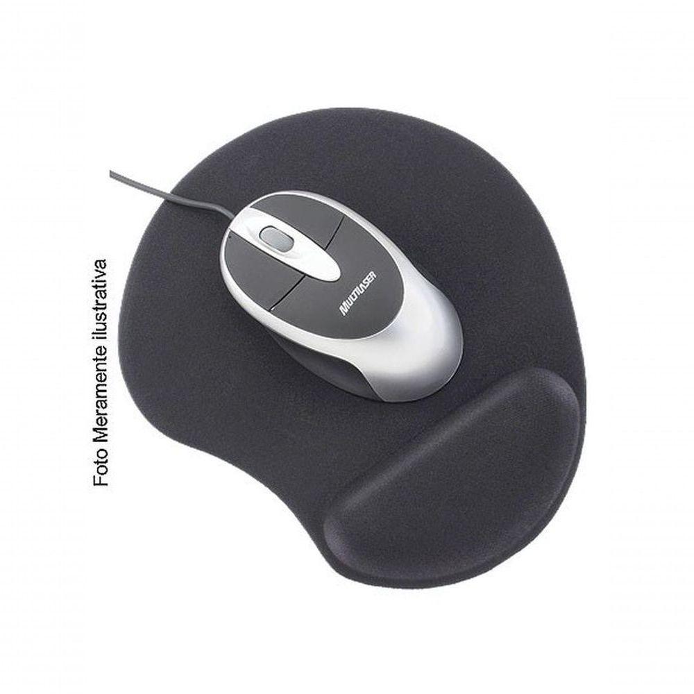 Mouse Pad Gel Preto Ac024 - 1