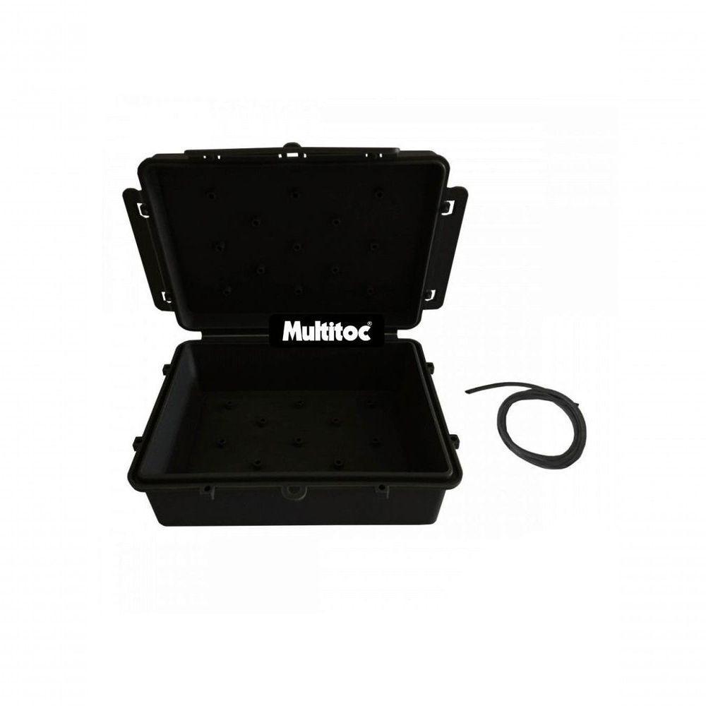Caixa Hermetica Multitoc Vedada 14,5x10,5x7,0 Completa Preta - 4