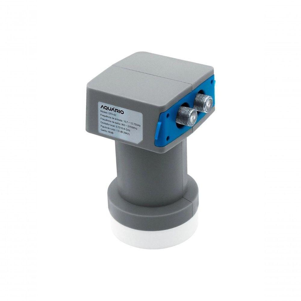 Lnbf Aquario Dht-02 Duplo Universal Banda Ku - 2