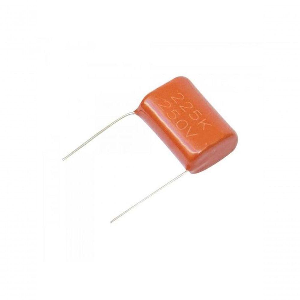 Capacitor Poliéster Bipolar 2m2 X 250v Capc0001 Laranja Storm Pct 100 - 1