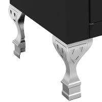 Fogão A Lenha Elegance Master Preto Chapa Aluminio N°01 Esq - 3