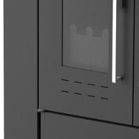 Fogão A Lenha Cheff Preto Chapa De Alumínio N°02 Dir - 3