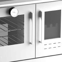 Fogão A Lenha Cheff Branco Chapa De Alumínio N°01 Esq - 2