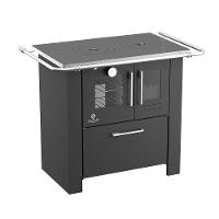 Fogão A Lenha Cheff Preto Chapa De Ferro Fundido N°01 Esq - 1