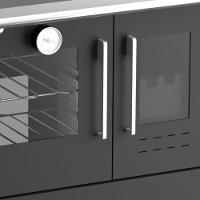 Fogão A Lenha Cheff Preto Chapa De Ferro Fundido N°02 Esq - 2