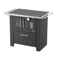 Fogão A Lenha Cheff Preto Chapa De Ferro Fundido N°02 Dir - 1