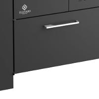 Fogão A Lenha Cheff Preto Chapa De Alumínio N°01 Esq - 5