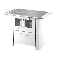 Fogão A Lenha Cheff Branco Chapa De Alumínio N°01 Dir - 1