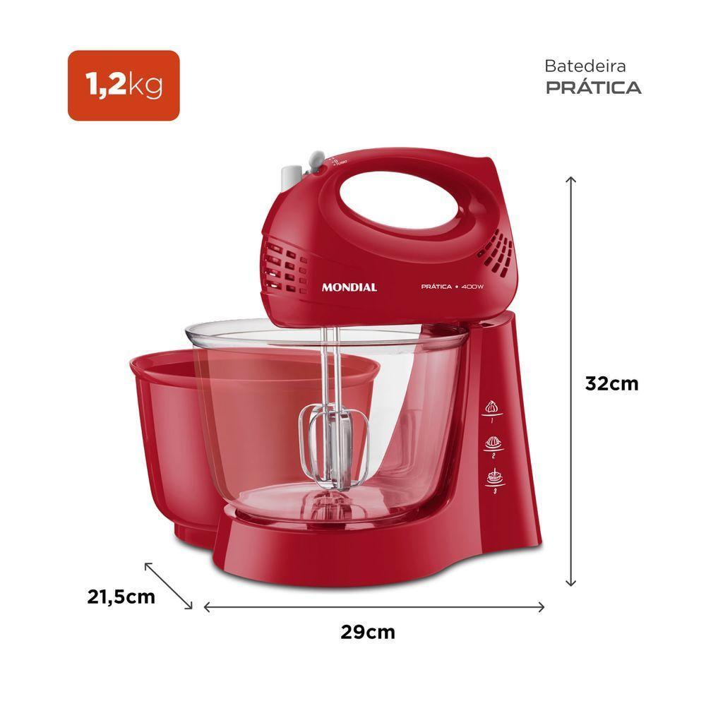 Batedeira Mondial Prática B-45-R Batedeira B-45-R 127V/60Hz . - 5