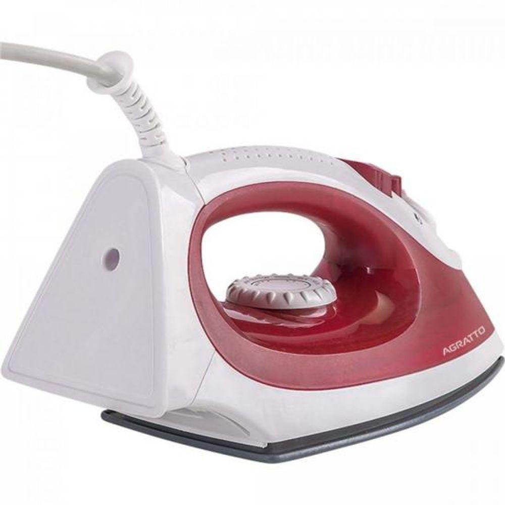 Ferro De Passar Vapor 220V Bravo Cerâmico Vermelho Agratto - 4