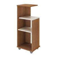 Mesa Lateral 33cm Com Prateleiras Multimóveis Cr45124 - Cinamomo-off White - 5