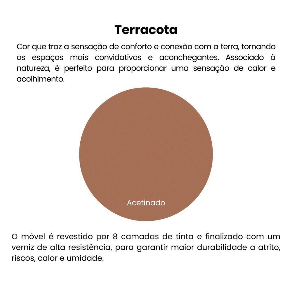 Mesa Lateral Apoio Mdf 51cm Multimóveis Cr45301 Terracota - 7