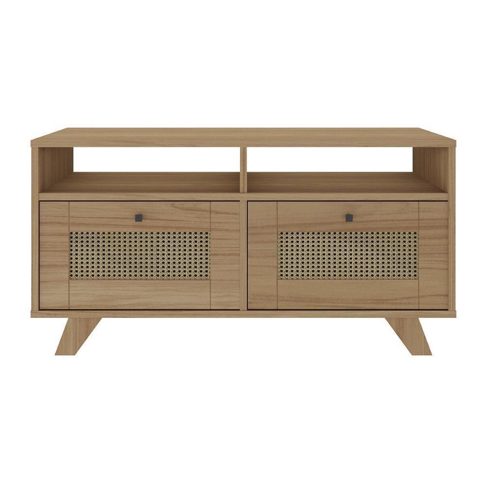 Mesa De Centro Retangular 2 Gavetas 91cm Retrô Multimóveis Cr45313 Carvalho - 7