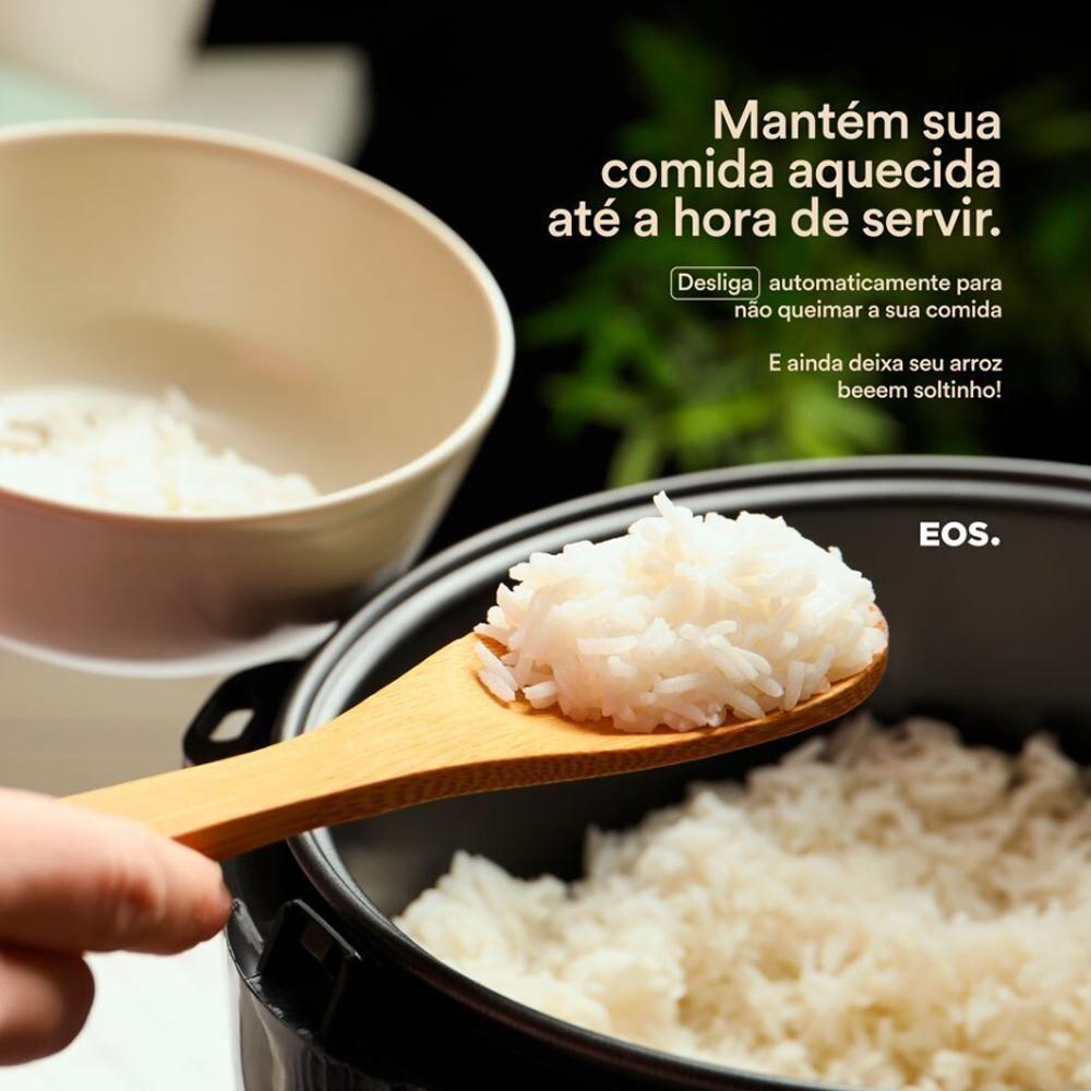 Panela Elétrica De Arroz 10 Xícaras Preta Epa10p 127v - Eos 127v - 4