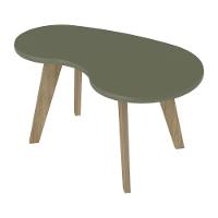 Mesa De Centro 91cm Com Pés Retrô Multimóveis Cr45312 Menta