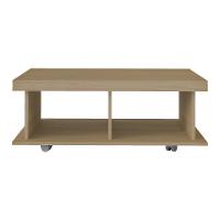 Mesa De Centro Retangular 90cm Com Rodízios Multimóveis Cr45307 Carvalho - 5