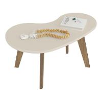 Mesa De Centro 91cm Com Pés Retrô Multimóveis Cr45312 Off White - 6