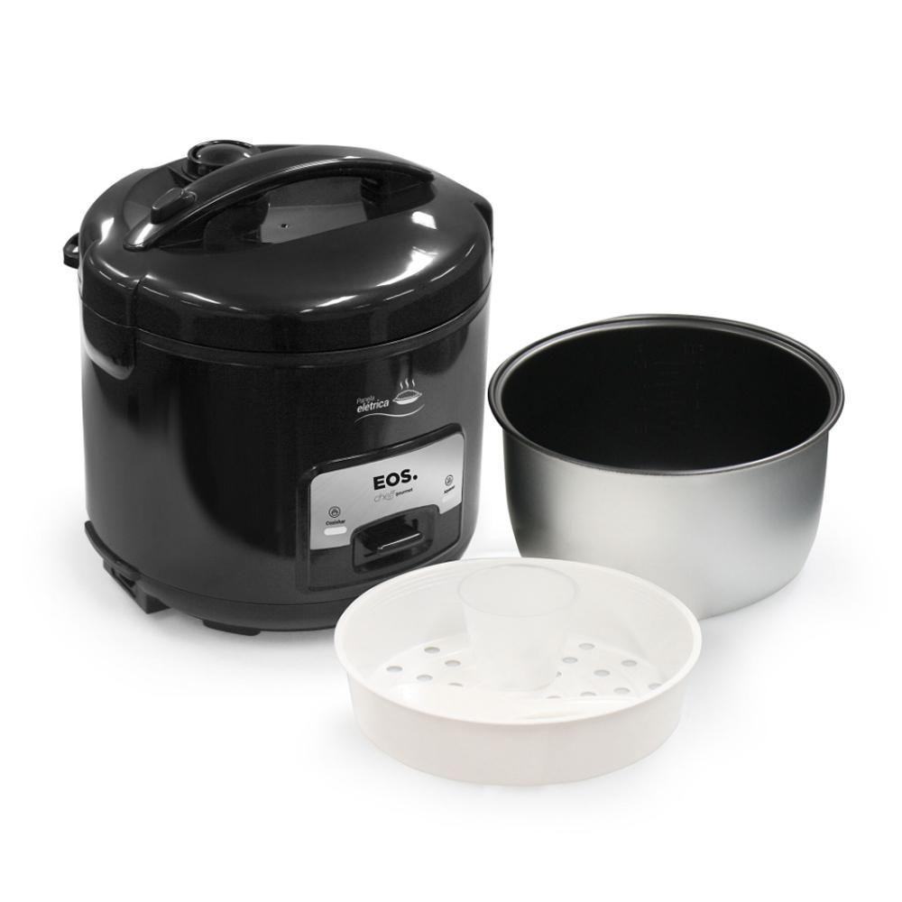 Panela Elétrica De Arroz 10 Xícaras Preta Epa10p 220v - Eos 220v - 7