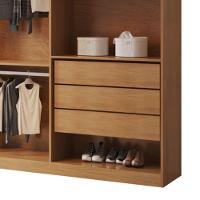 Closet Solteiro Fenix Com 3 Gavetas E 8 Prateleiras Rufato Imbuia - 7