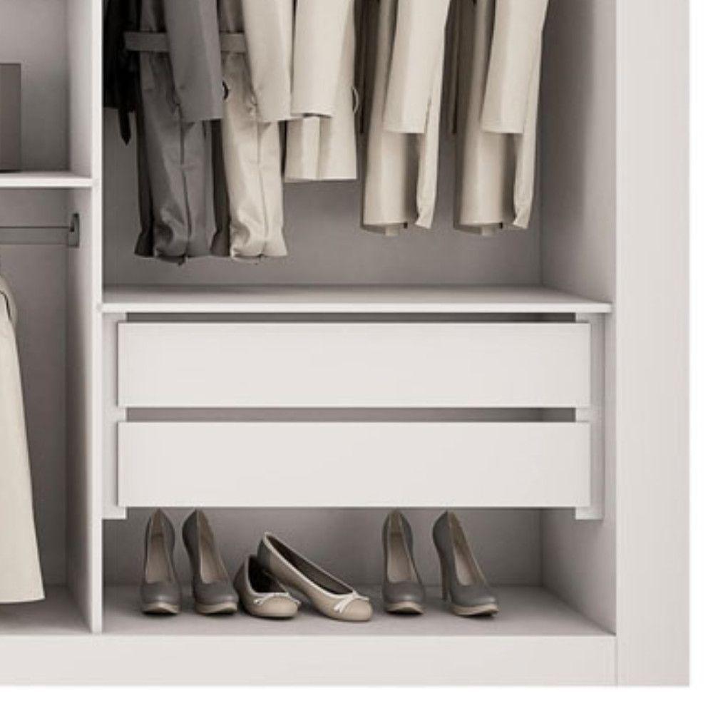 Closet Berlim Convencional 4 Gavetas Rufato Branco - 7