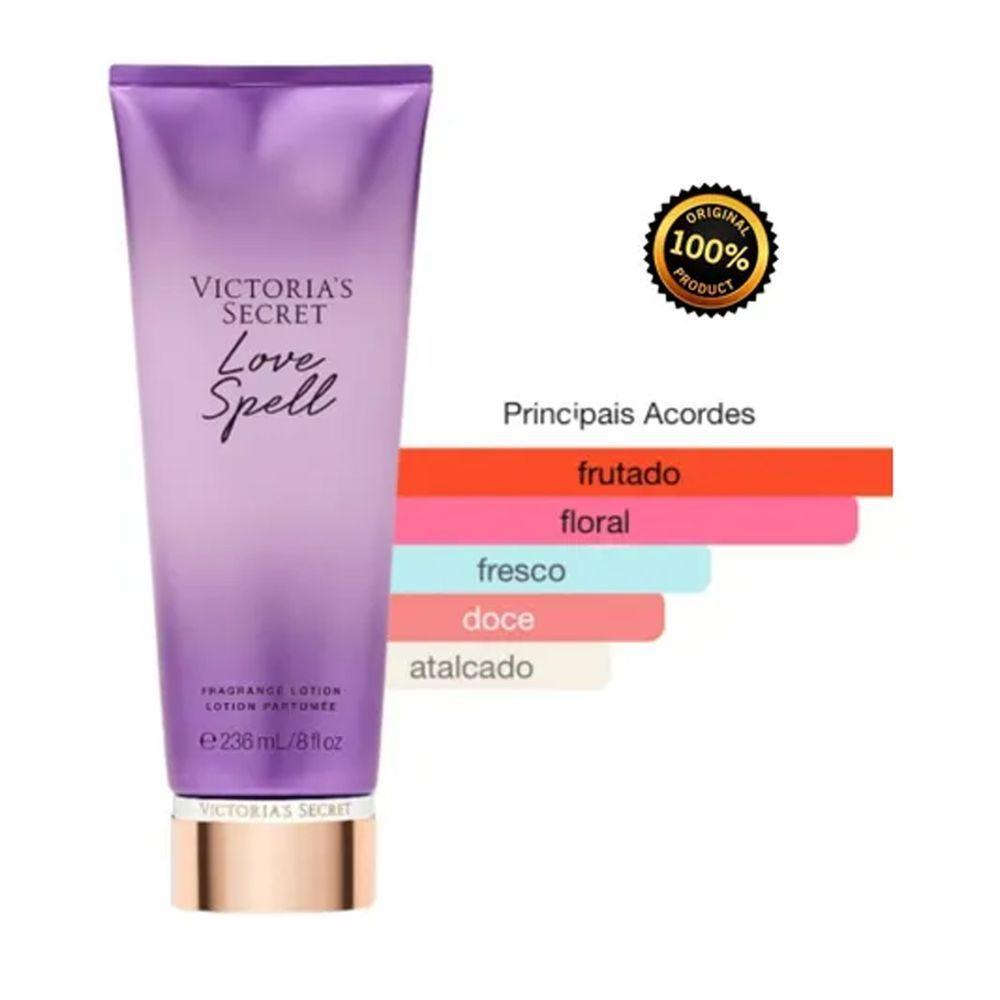 Victoria's Secret Love Spell Creme Hidratante 236ml + Body Splash 250ml - 2