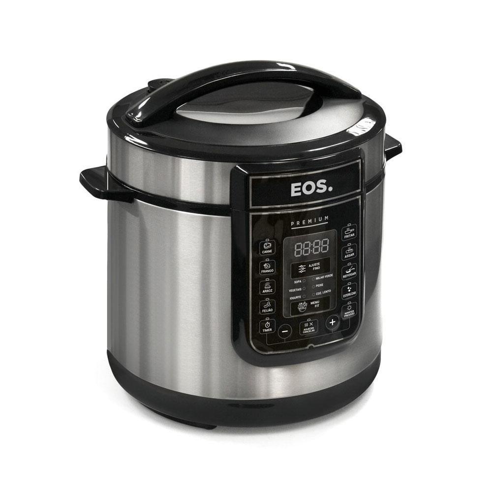 Panela De Pressão Elétrica Caçarola Multicooker Multiuso Digital Inox 6l Epp60di 127v - Eos 127v - 4