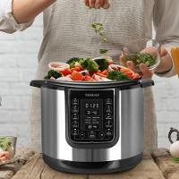 Panela De Pressão Elétrica Caçarola Multicooker Multiuso Digital Inox 6l Epp60di 127v - Eos 127v - 7