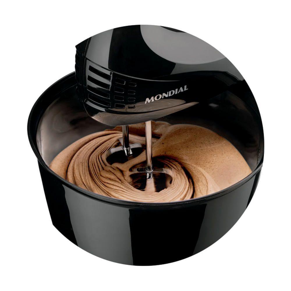 Batedeira Mondial B-04 Np Batedeira-127v-preto/inox - 1