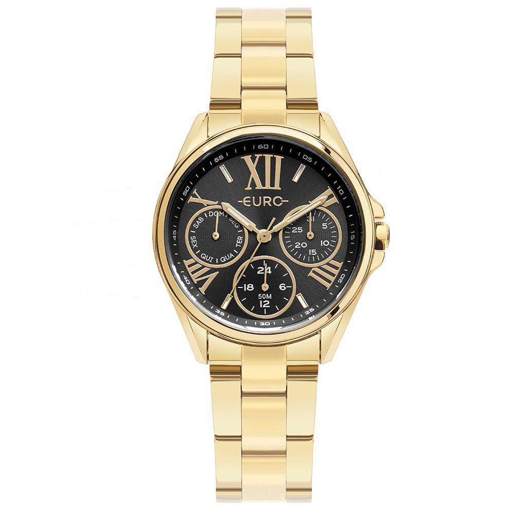 Relógio Euro Feminino Multiglow Dourado - Eu6p29aip-4p Eu6p29aip-4p - 1
