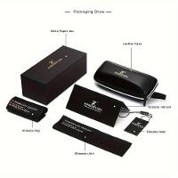 Óculos De Moda Kingseven - Leves E Estilosos, Armação Em Aço Inoxidável Azul - 3