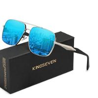 Óculos 2024 Design Polarização Uv400 Proteção De Luxo Azul - 1