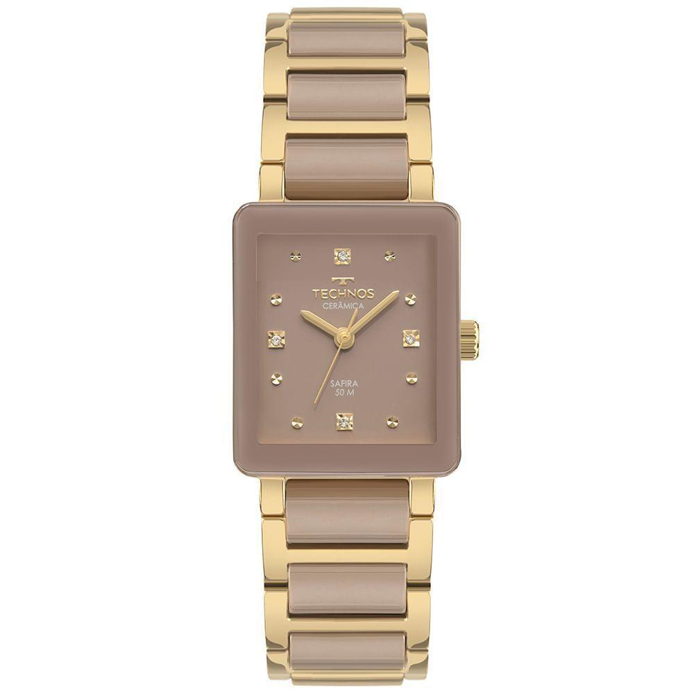 Relógio Technos Feminino Ceramic-saphire Dourado - 2035ncq-2n - 1